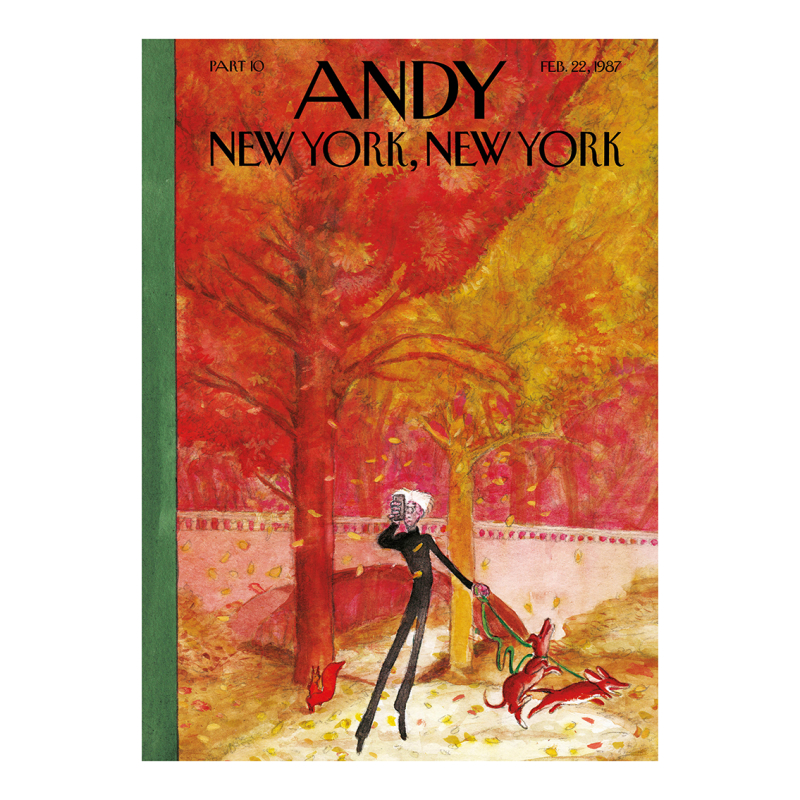 Typex - Andy Gesigneerde Prent New York 